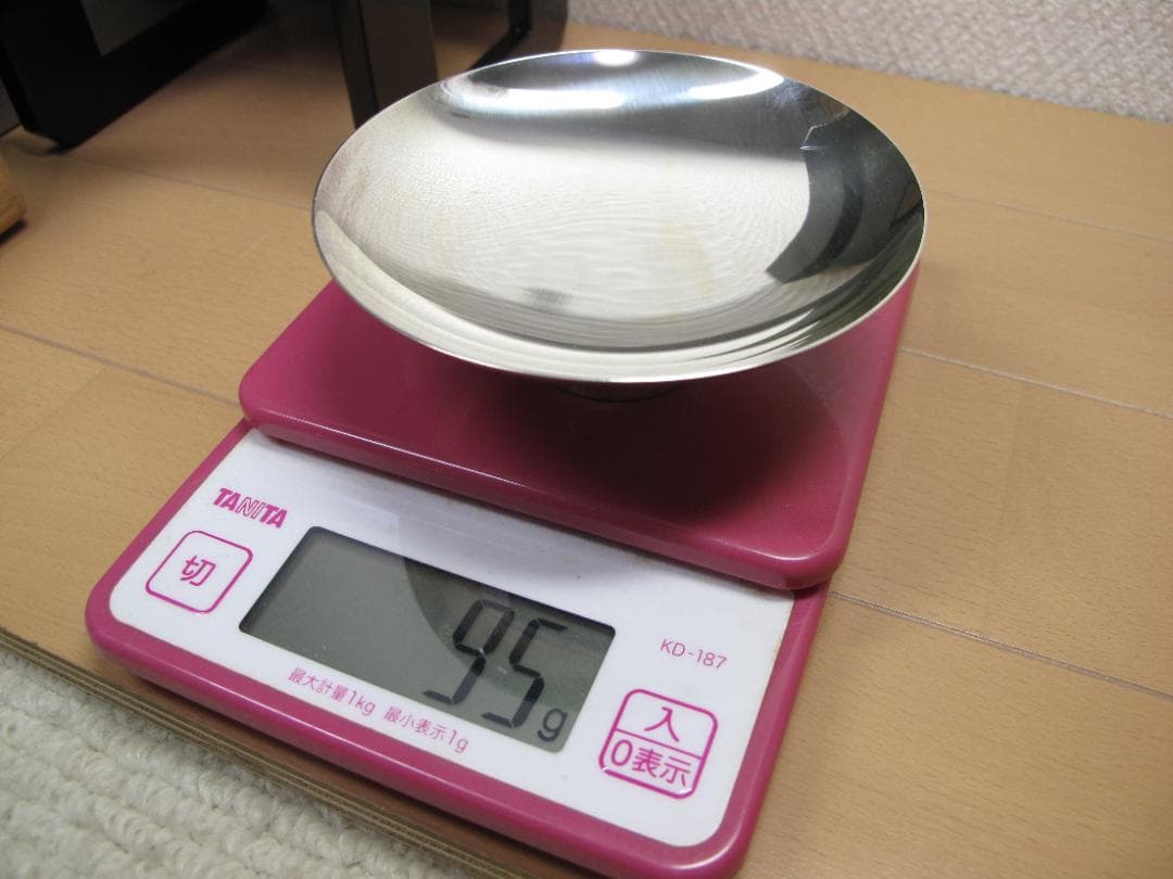 ナビがなかったら　泣くさま専用　純銀　三重盃　共箱　尚美堂