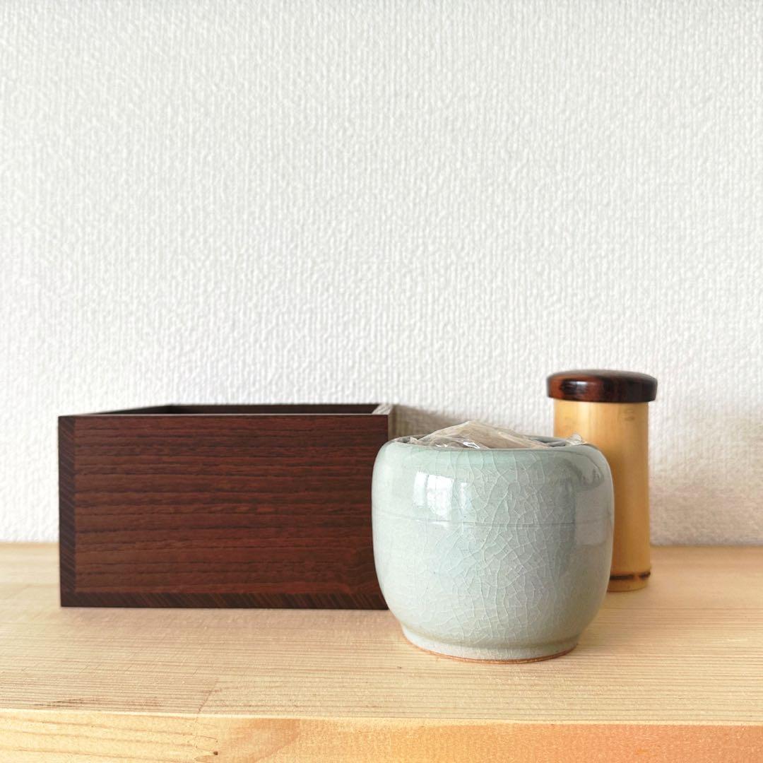 人間国宝 中川清司作 神代杉莨盆 茶道具 煙草盆