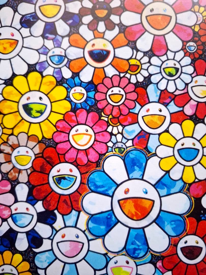 村上隆作品　『笑顔のお花達』