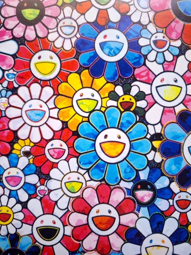 村上隆作品　『笑顔のお花達』