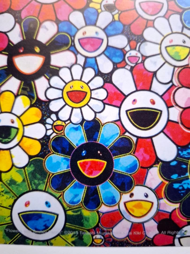 村上隆作品　『笑顔のお花達』