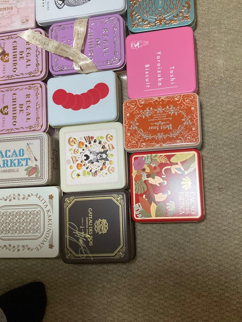 カフェタナカなどクッキー缶空き缶セット（バラ売りもok）