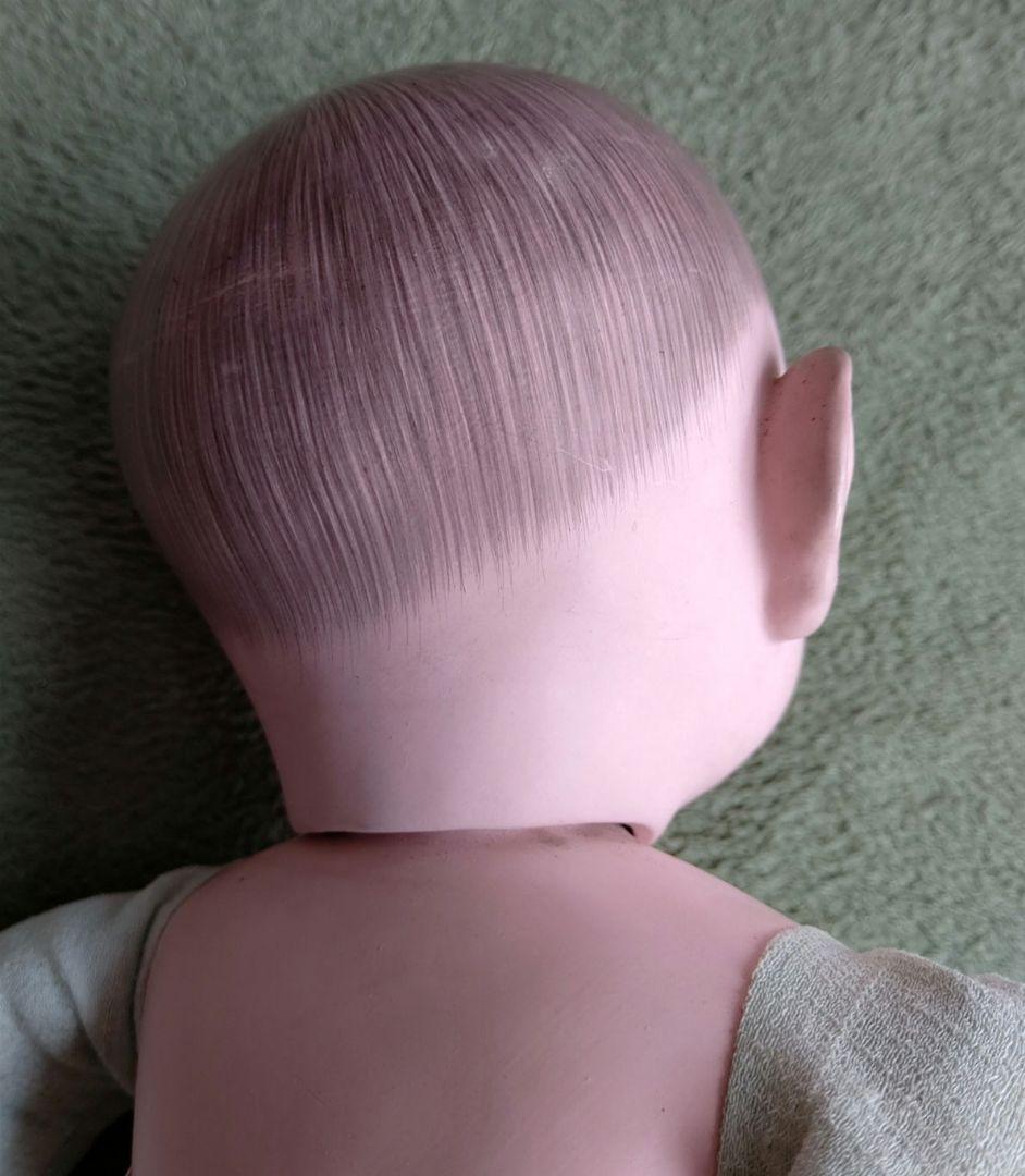 極上 大正時代 逸品　市松人形 男の子 お印 紋付き お手入れ済み