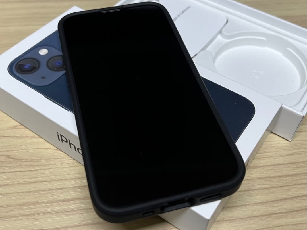 超絶値下げ iPhone13miniミッドナイト 美品バッテリー87% ケース付