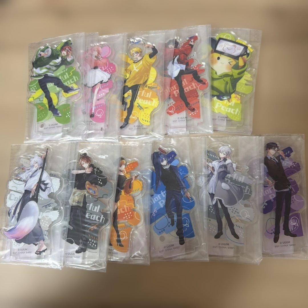 カラフルピーチ 一番くじ　Powerful Art N賞 アクスタ　コンプリート