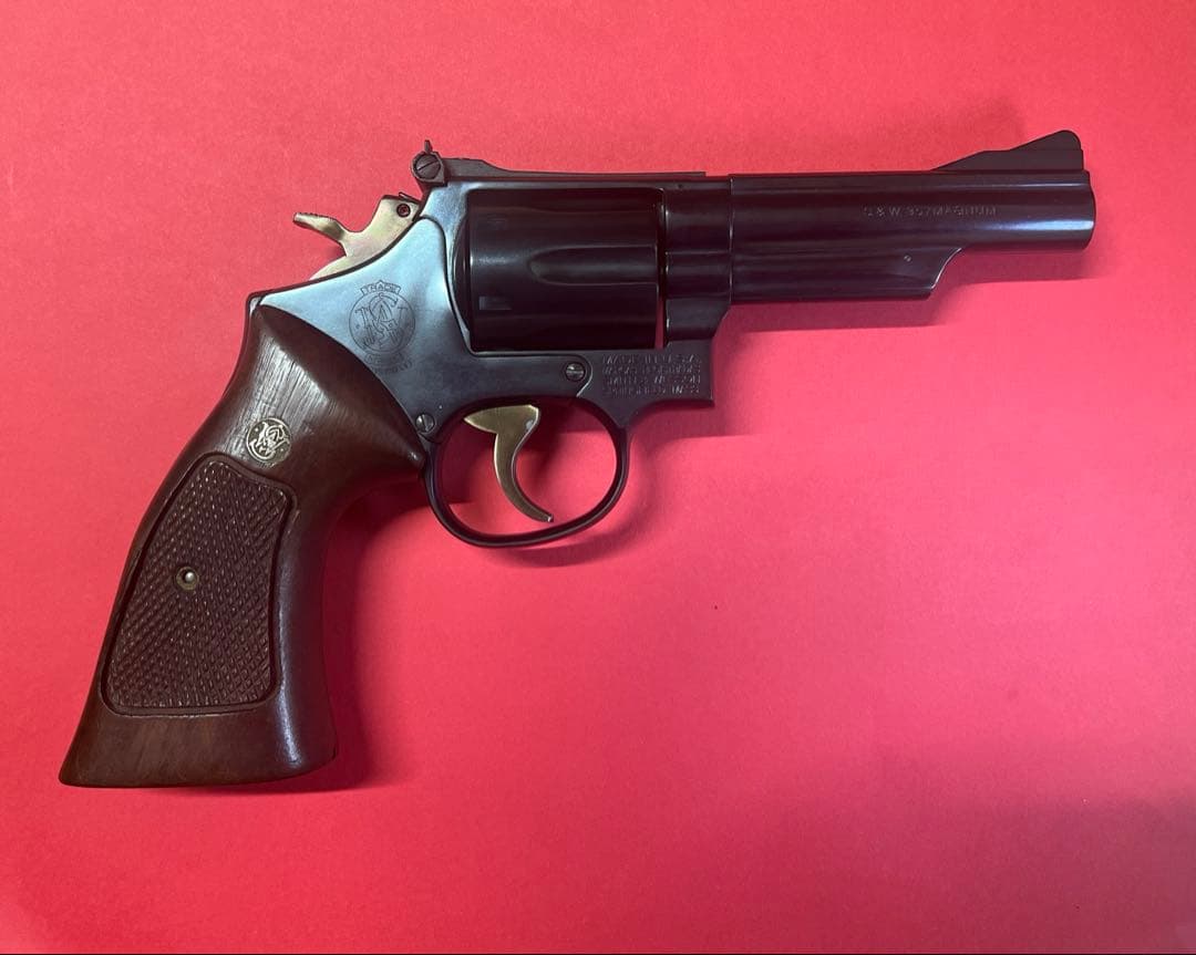 希少　次元大介愛銃ハートフォード製S&W M19 ブルーイング4インチモデルガン