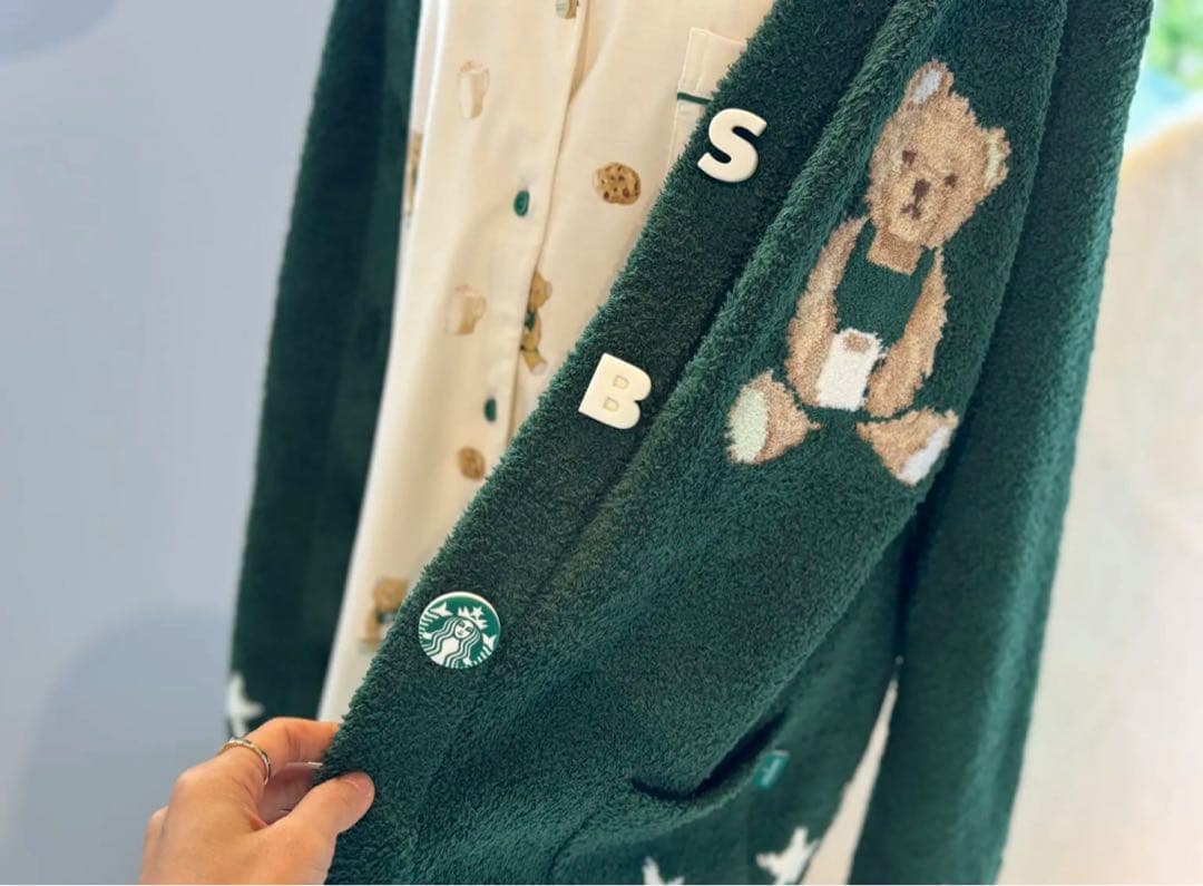 スタバ ジェラピケコラボ カーディガン