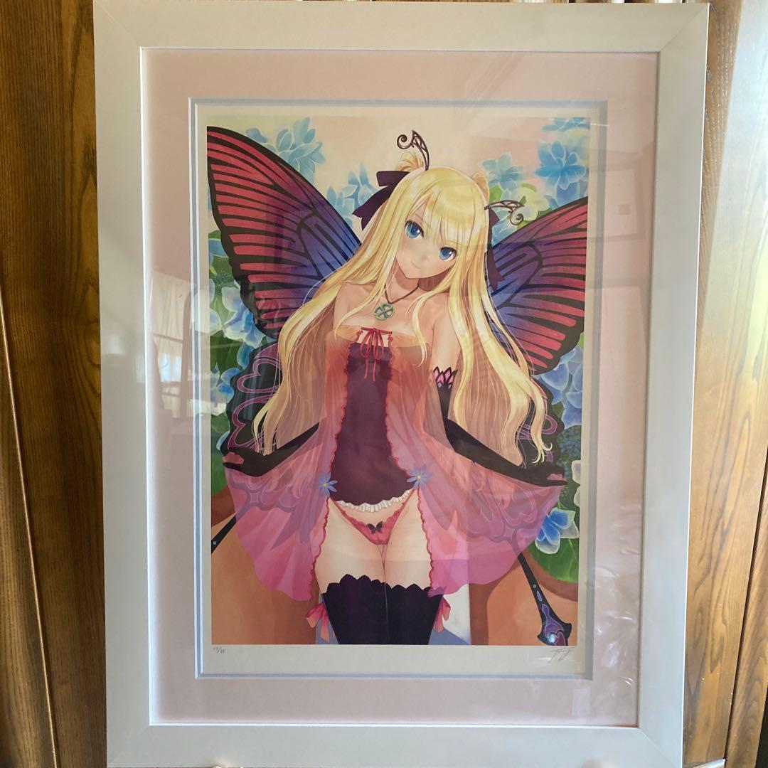 Tony 版画　妖精王国の優雅な一時　アールジュネス　＊送料込み