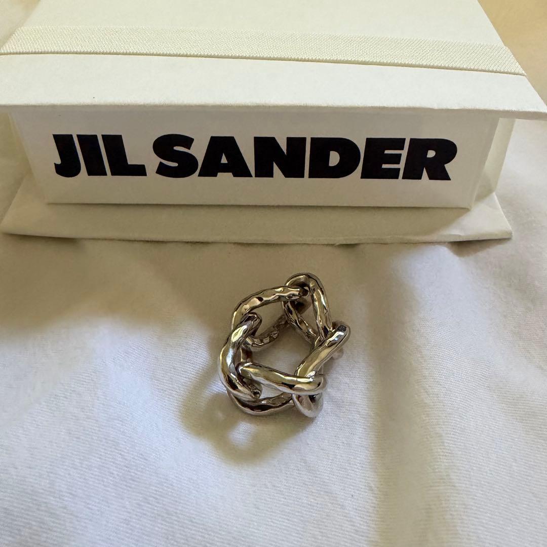 ジルサンダーJil sanderチェーンリングサイズ M RING指輪レディース