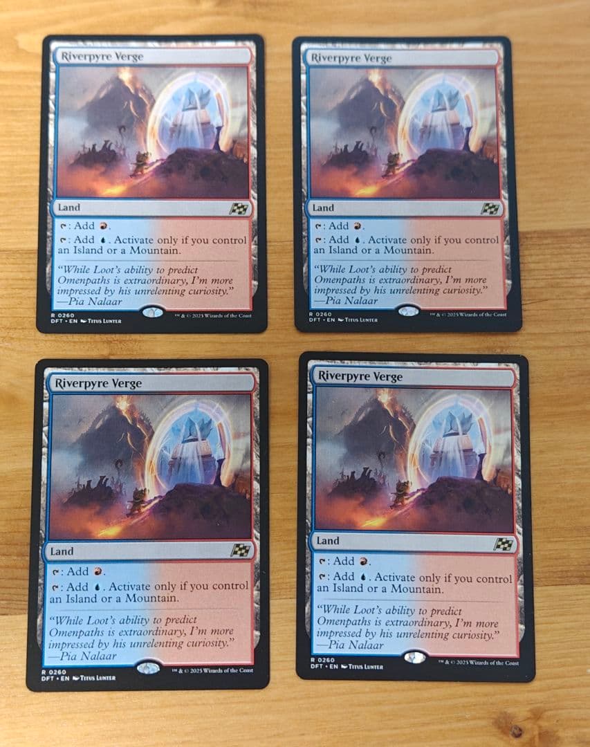 MTG リバーパイアーの境界 4枚 英語 DFT