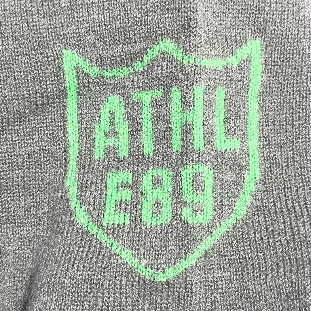 パーリーゲイツ ゴルフウェア トップス スニード ニット セーター 防寒 緑