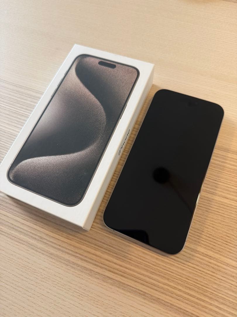 【美品】iPhone 15 Pro Max 箱付き 傷なし