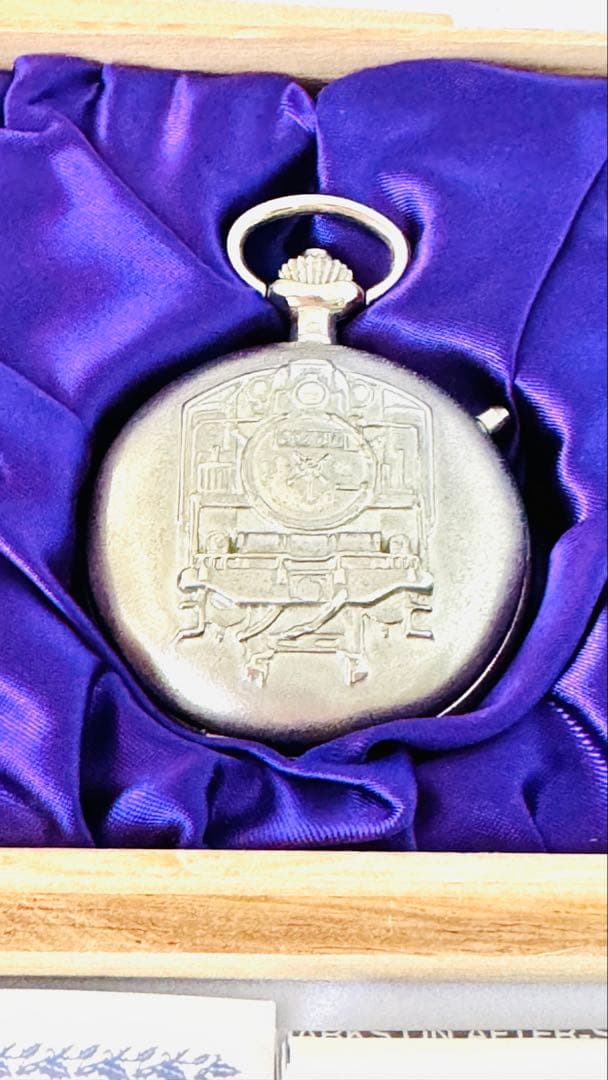 【鉄道】限定品✳︎激レア鉄道グッズ✳︎SEIKO時計ばんえつ物語号⭐︎鉄道懐中時計