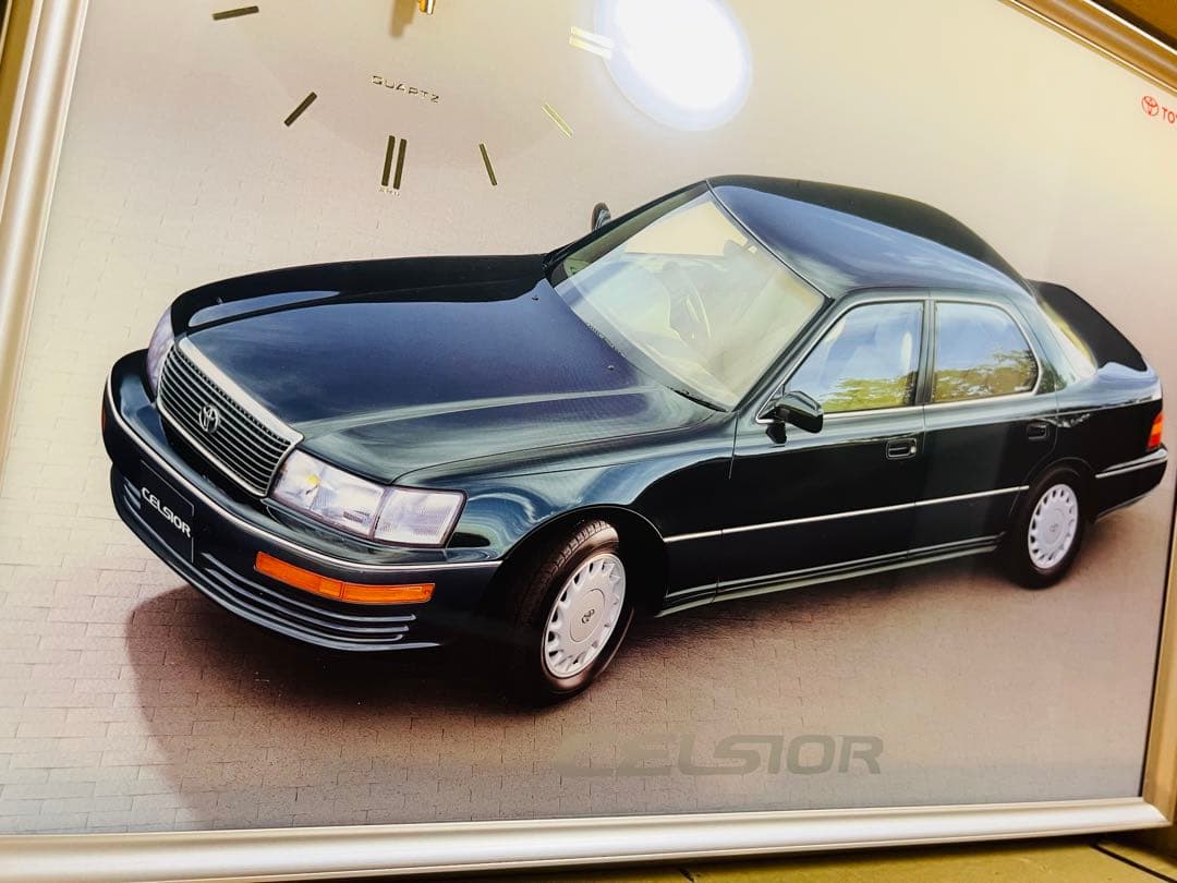 レア‼️新品未使用‼️トヨタ 初代セルシオ アート　壁掛け時計