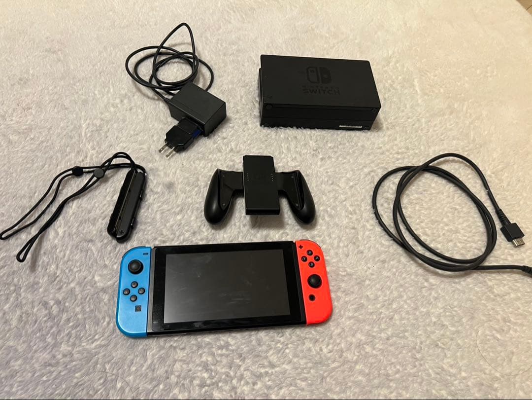 ニンテンドースイッチ バッテリー強化版 512GB microSD付 完全セット