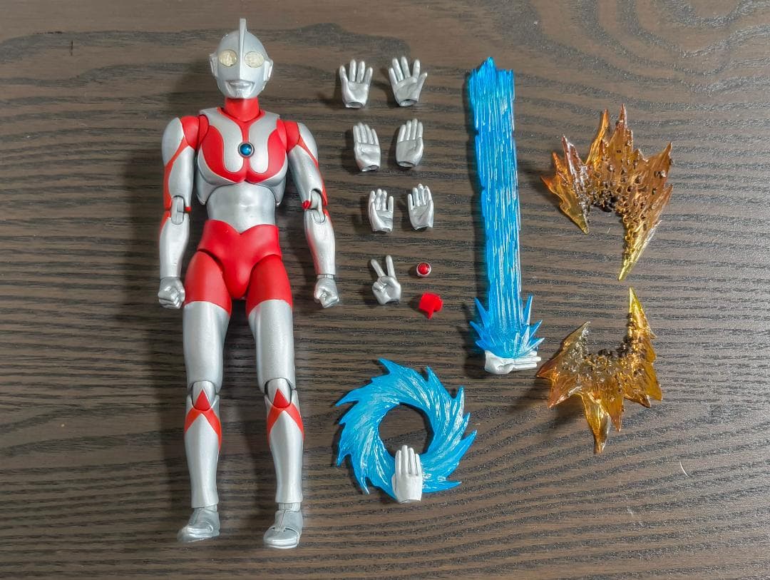 ULTRA-ACT 昭和ウルトラ兄弟 7体セット（パーツ・説明書完品・箱無し）