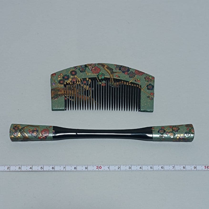 櫛笄 蒔絵 螺鈿