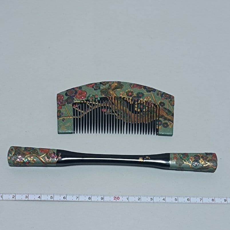 櫛笄 蒔絵 螺鈿