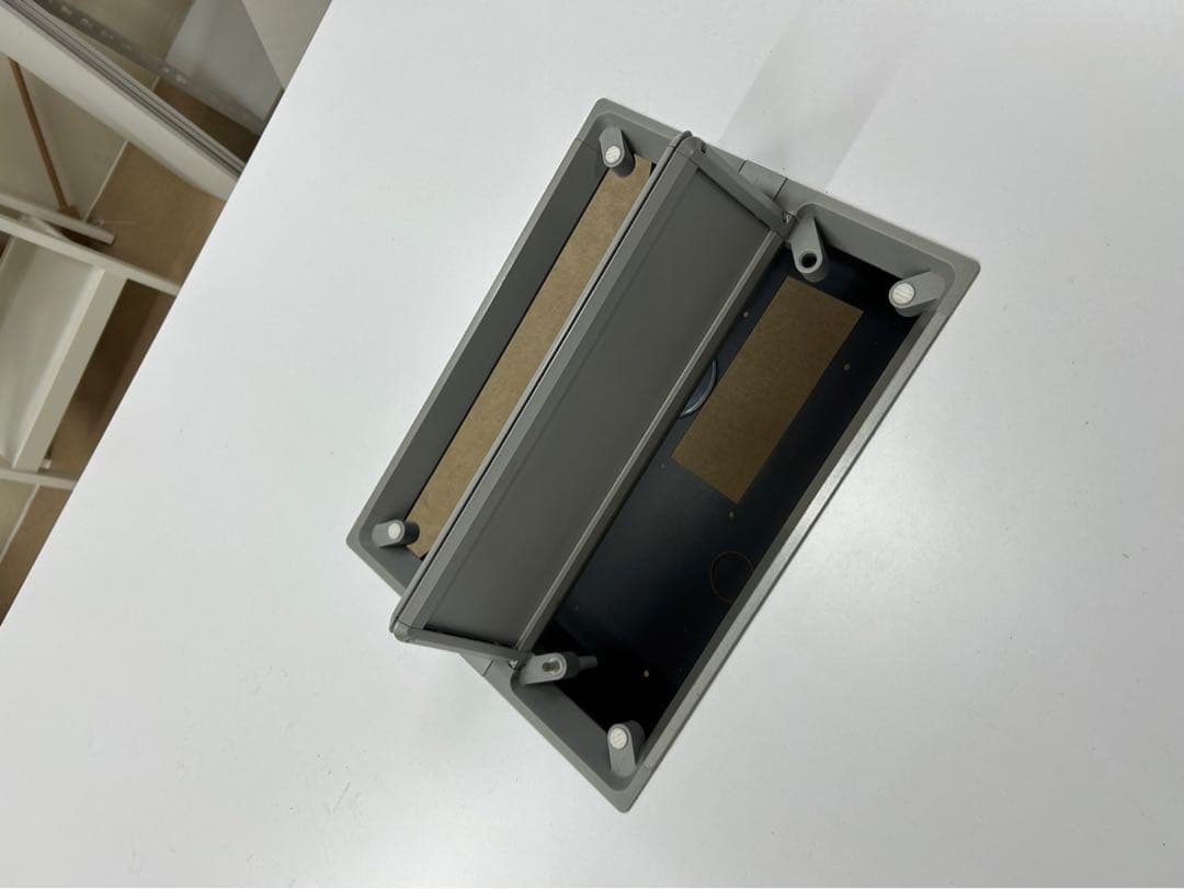 配線ボックス付き 会議用テーブル　幅220 ミーティングテーブル