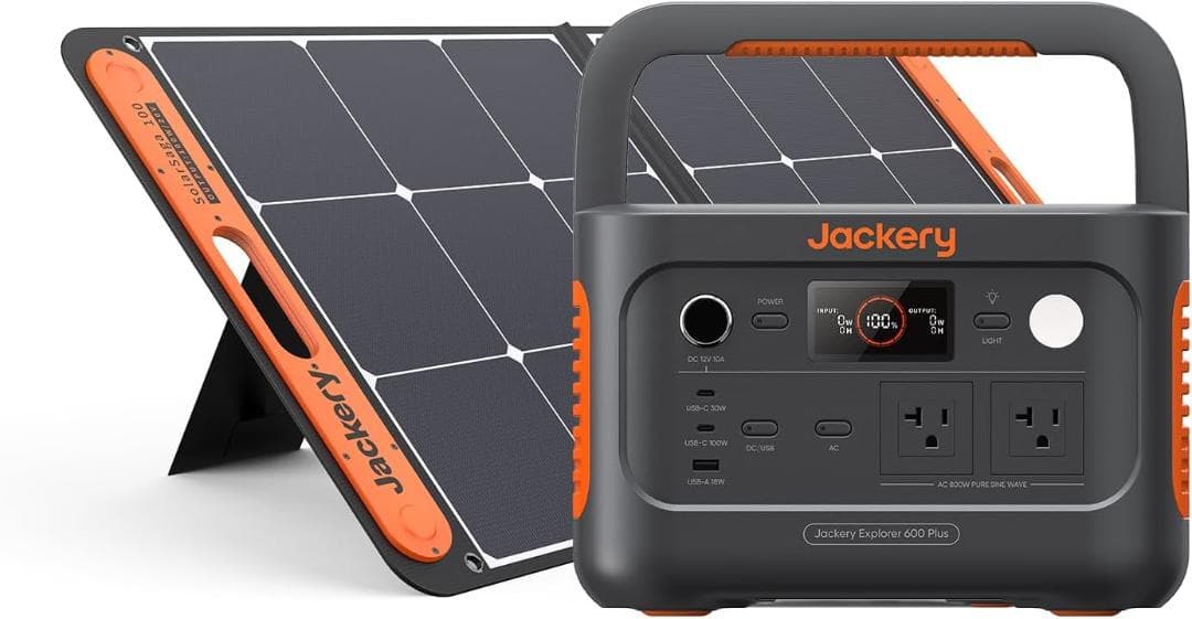 Jackery 600 Plus + 100W ソーラーパネルセット 新品未開封