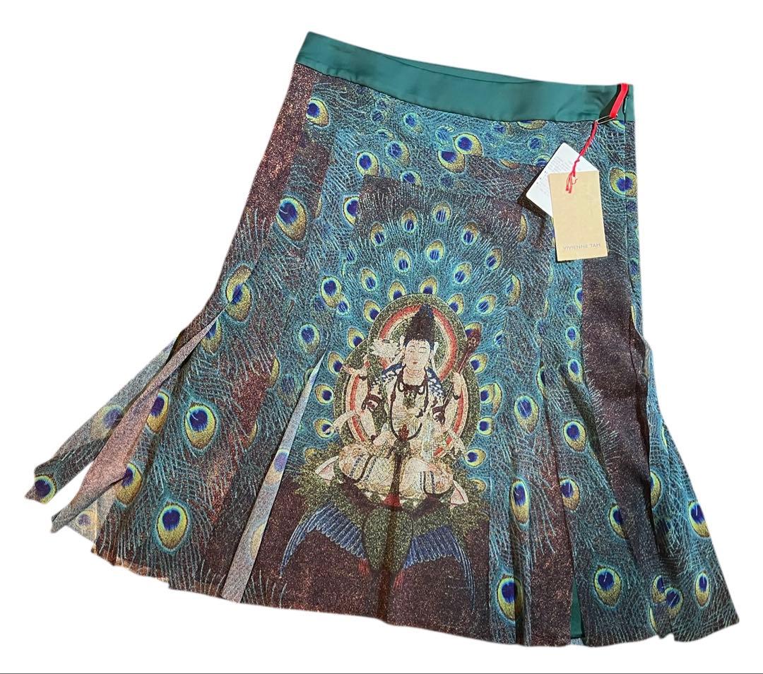 VIVIENNE TAM 孔雀　仏像　スカート　未使用タグ付き　サイズ0