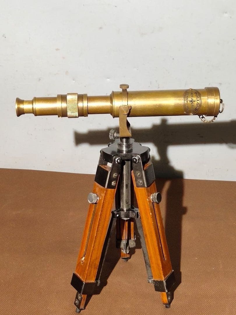 時代物　望遠鏡 純銅製　置物　インテリア