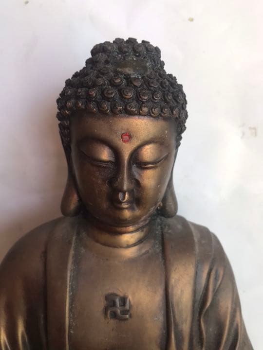 佛像古銅製，（旧家藏出し）時代物，古美術品，高2⃣️6⃣️cm，書房置物