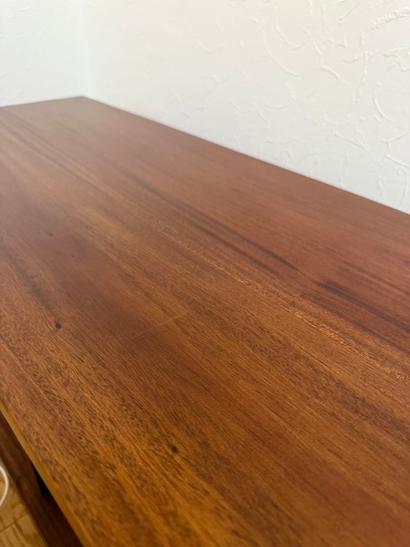 【最終価格】マホガニー無垢材テレビボード