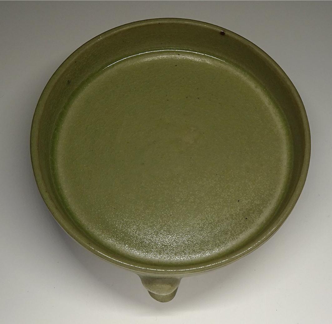 中国古玩 汝窯 筆洗 水孟 水盂 三足器 唐物 時代物 書道具 t66871