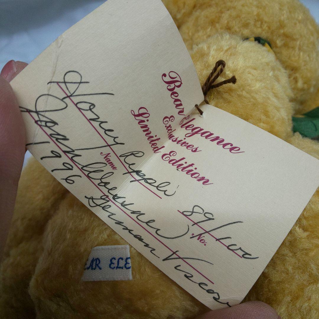 bear elegance ジョアン ウェスナー ．テディベア ぬいぐるみ