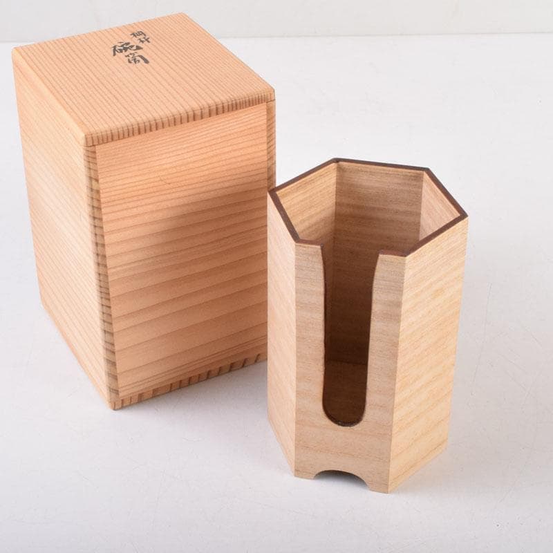 煎茶道具　桐製　碗筒　在銘　共箱　V　8549