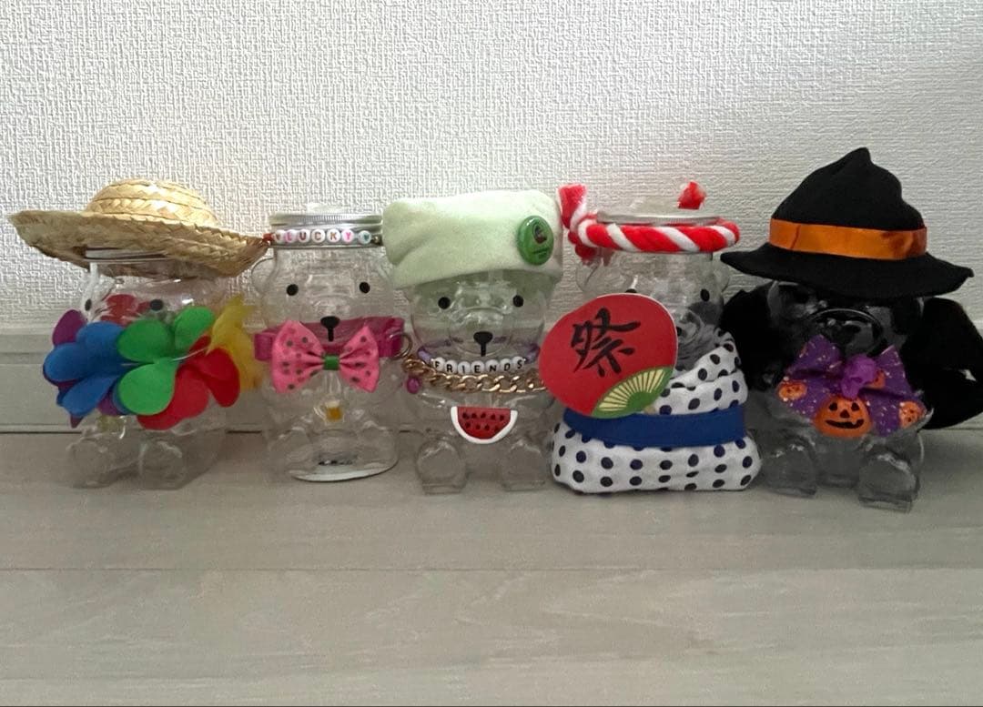 アナクマカフェ　ANAKUMA CAFE ボトル　ぬい服