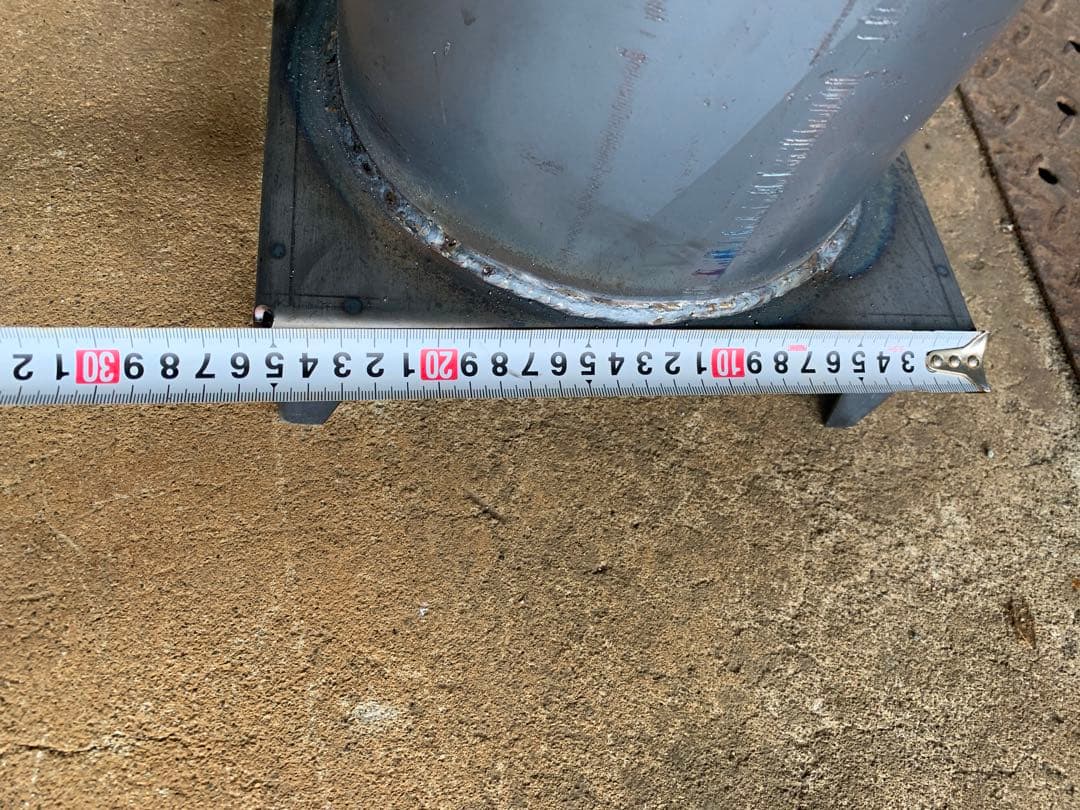 廃油ストーブ 煙突アダプタ付き80mm、100mm煙突使えます。