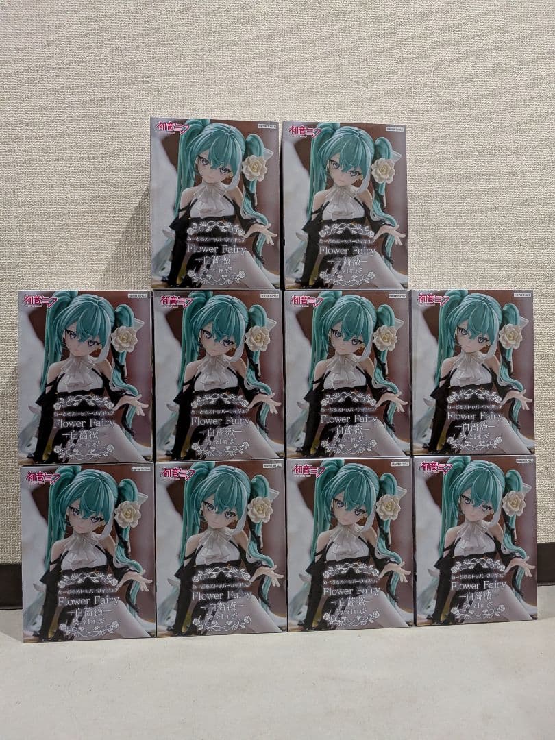 初音ミク Flower Fairy 白薔薇 ぬーどるストッパーフィギュア 10体
