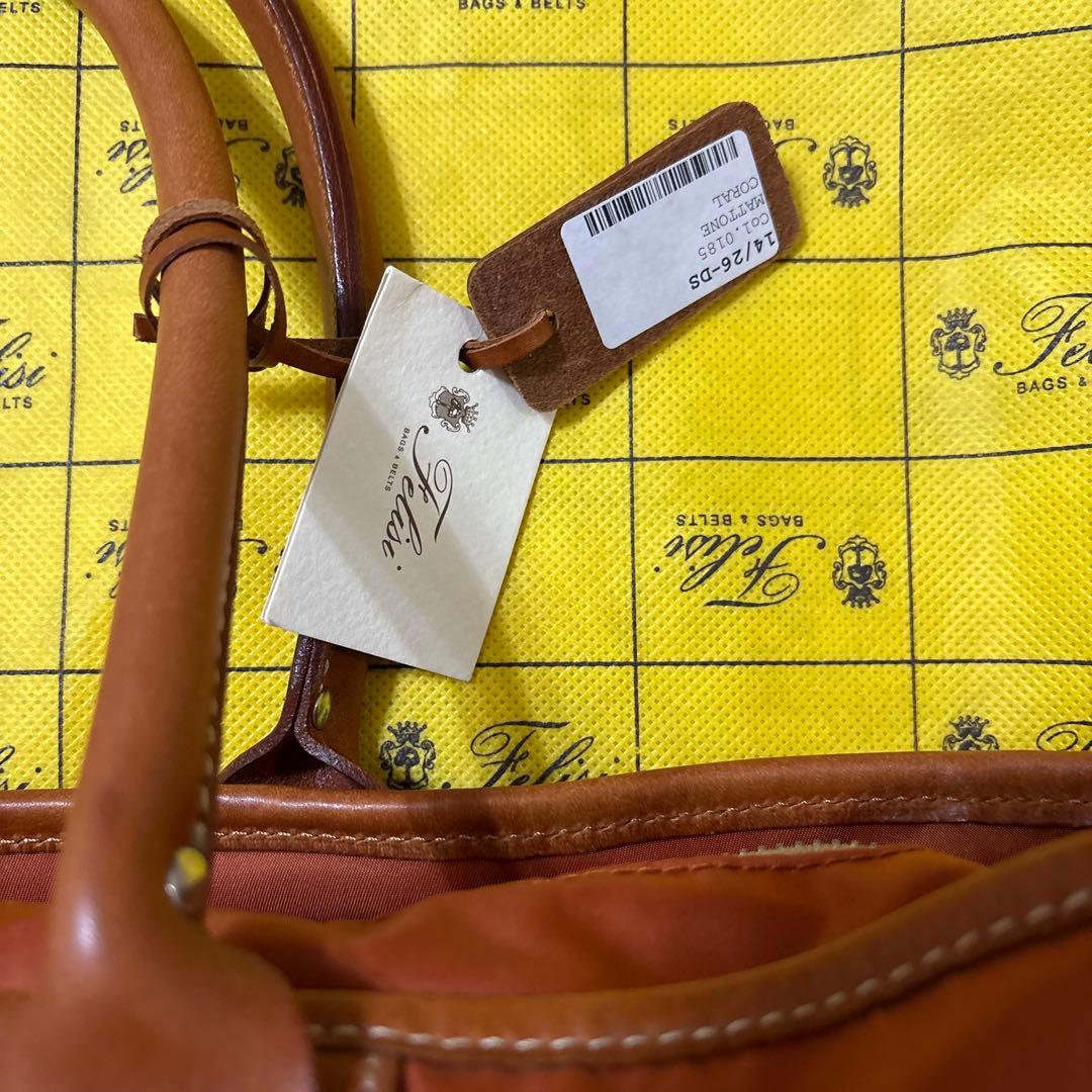 Felisi 本革 ビジネスバッグ 714-26 オレンジ