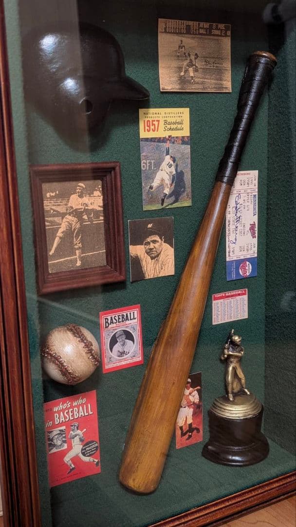 メジャーリーグ 大リーグ 記念品 ガラス額入りミニチュアコレクション