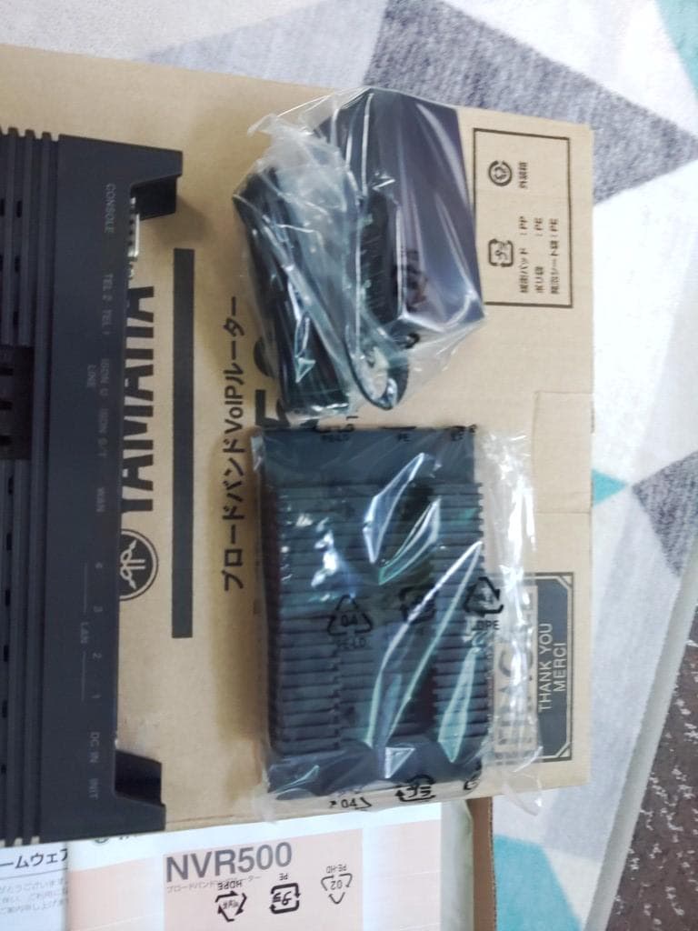 YAMAHA NVR500 有線LANルーター ほぼ新品です