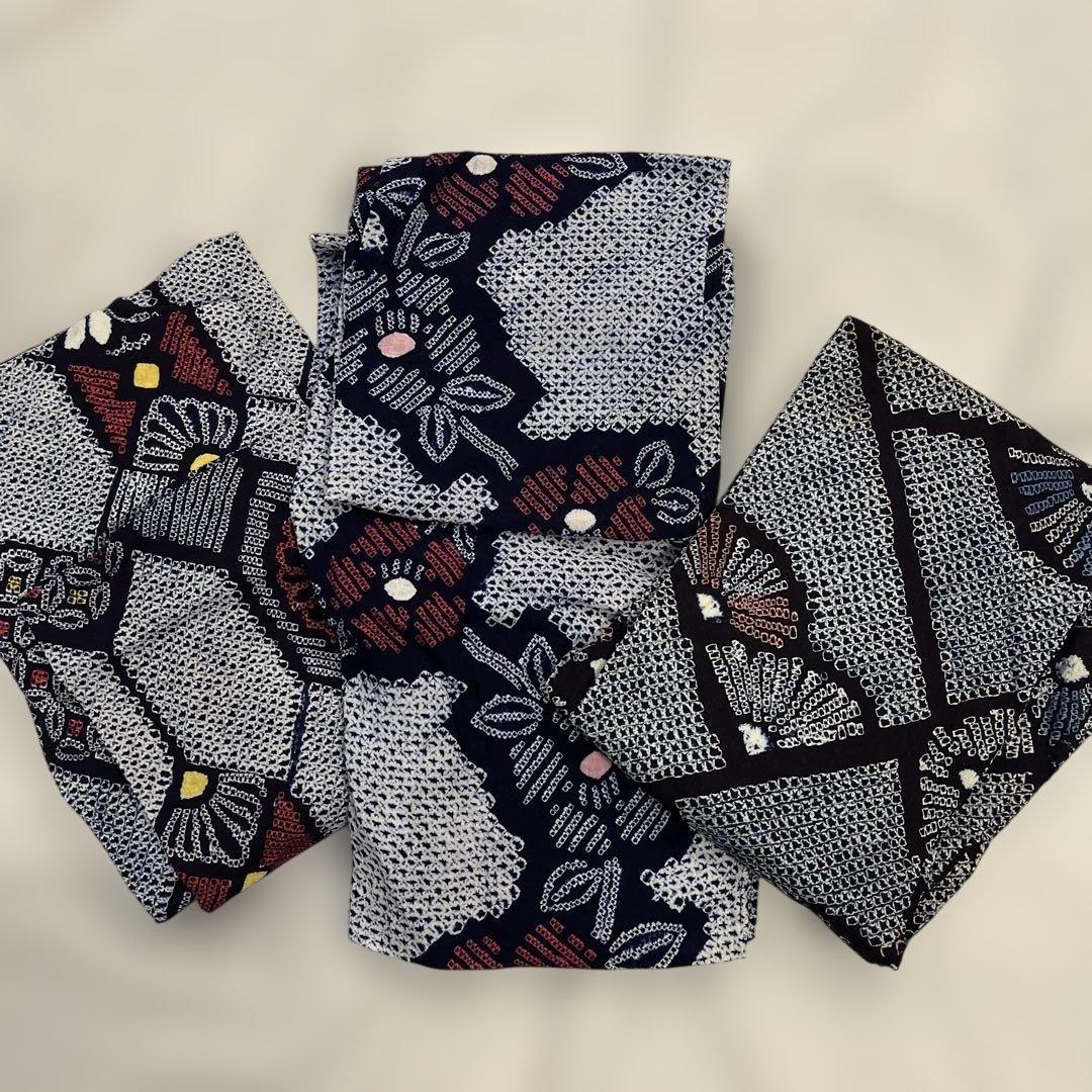 123 絞り浴衣　リメイク用