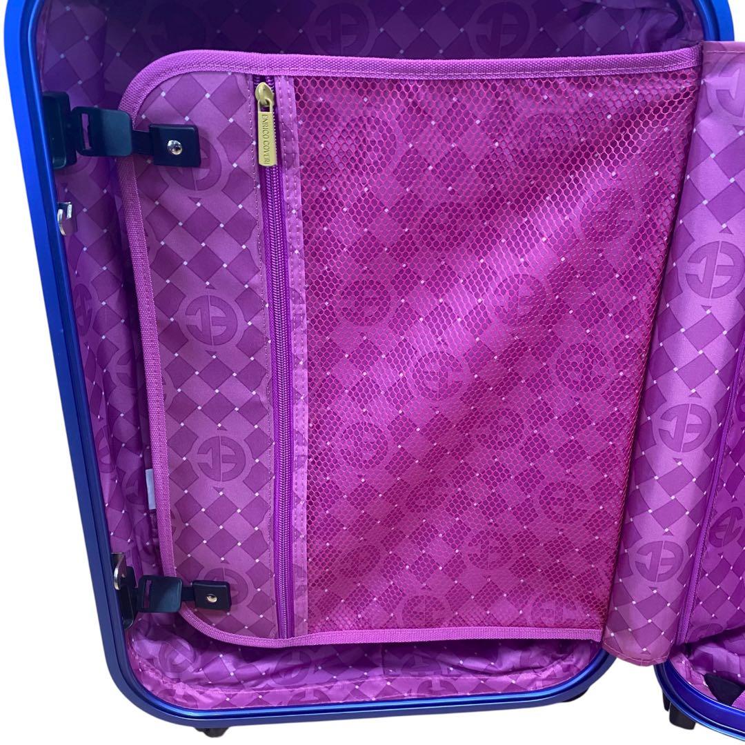 ≪40L≫ENRICO COVERIハンドキャリー ダークグレーECL-004