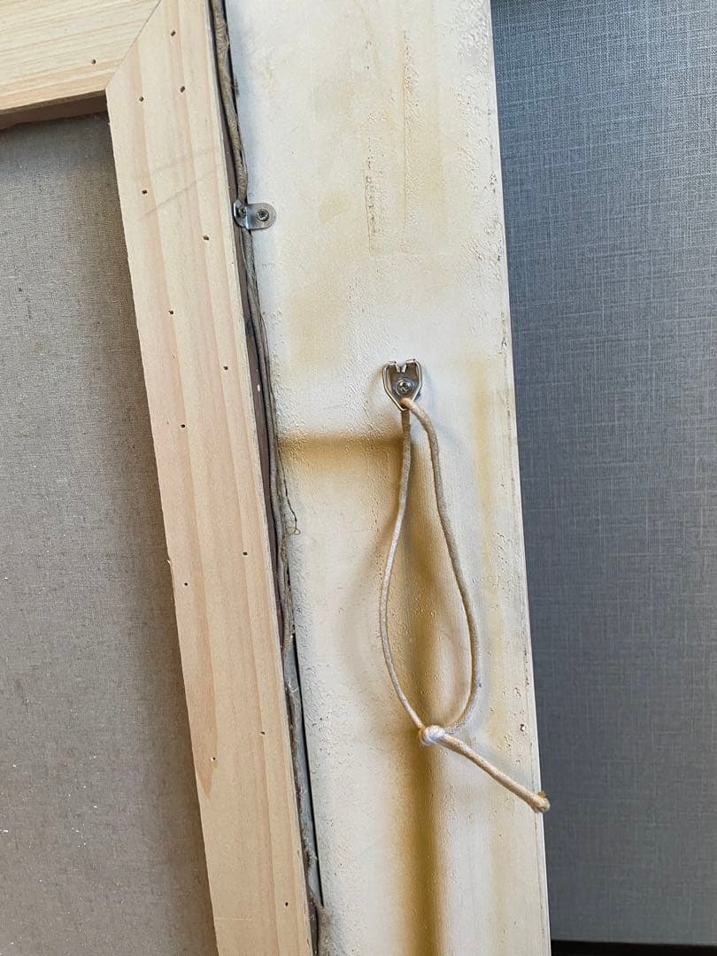 【アンティーク】絵画　油絵　海外入手　作者不明　美術品　大型