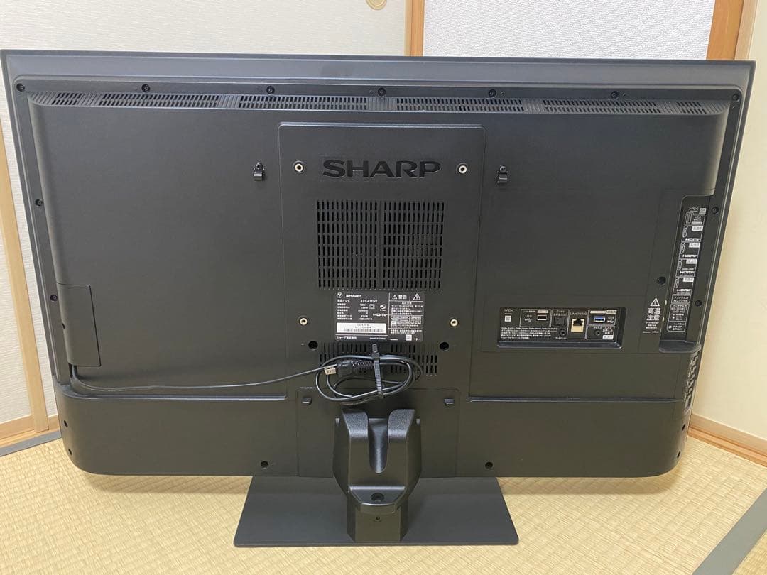 シャープ　4K液晶　AQUOS 43型4T-C43FN2 2024年製　値下げ中