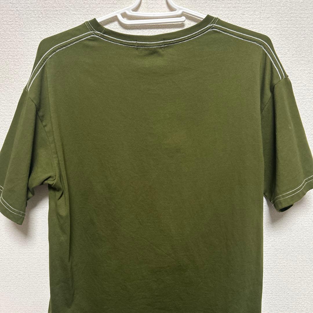 オリーブグリーン Mサイズ Tシャツ グラフィックプリント