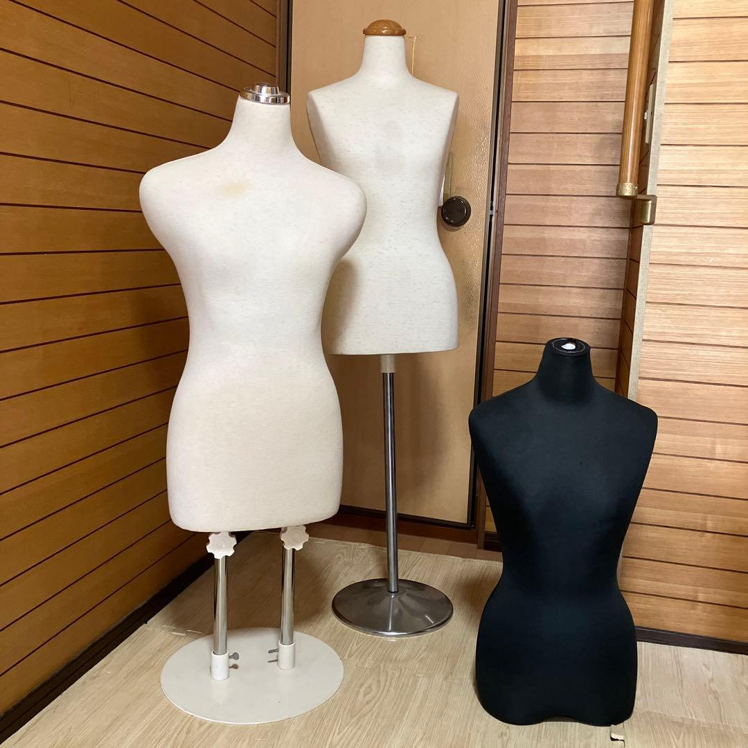 マネキン ボディ トルソー 白 黒 まとめて