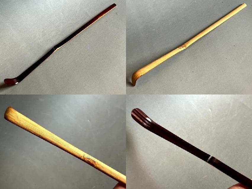 茶杓■銘「千歳」西大寺 直腰 丸撓め お茶道具 古美術 時代物 骨董品■