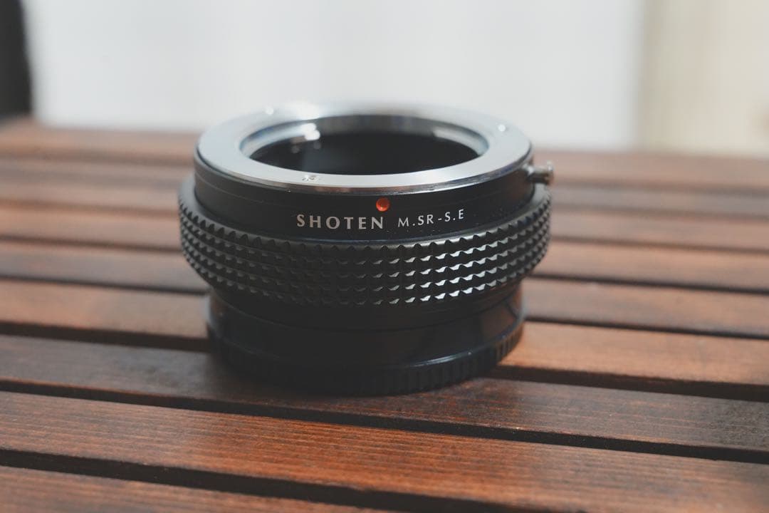 美品MINOLTA MC ROKKOR-PF 50mm F1.7 アダプタ付き