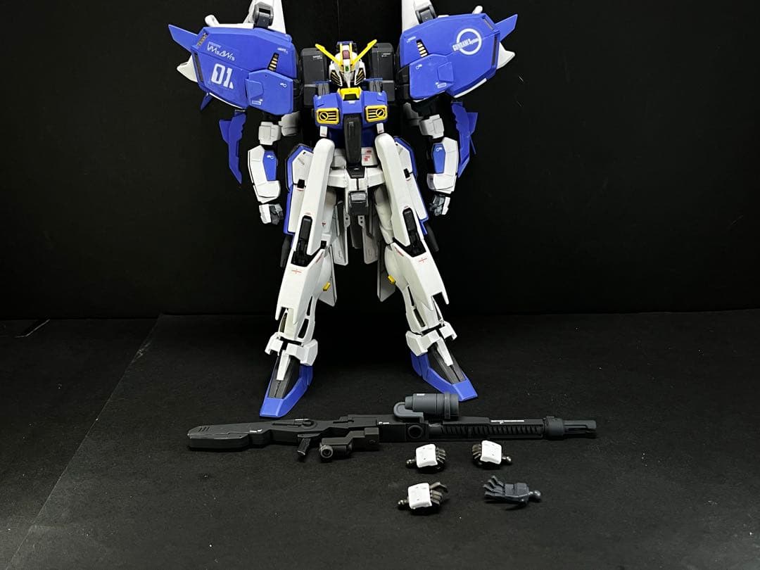 改造ガンプラ　塗装済み完成品　hgスペリオルガンダム　sガンダム