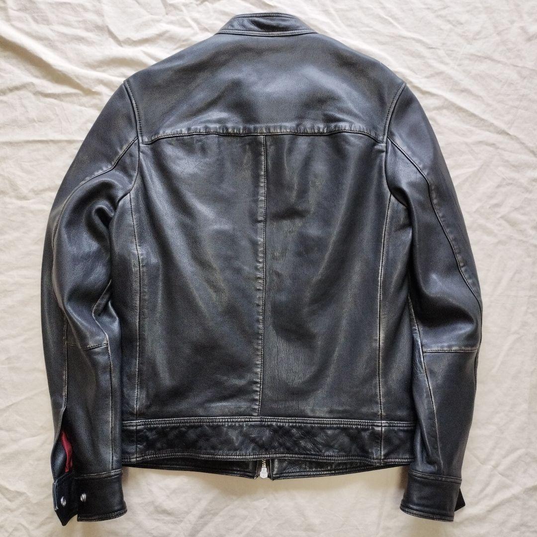 ALLSAINTS オールセインツ ヴィンテージ加工 ラムレザージャケット 羊革