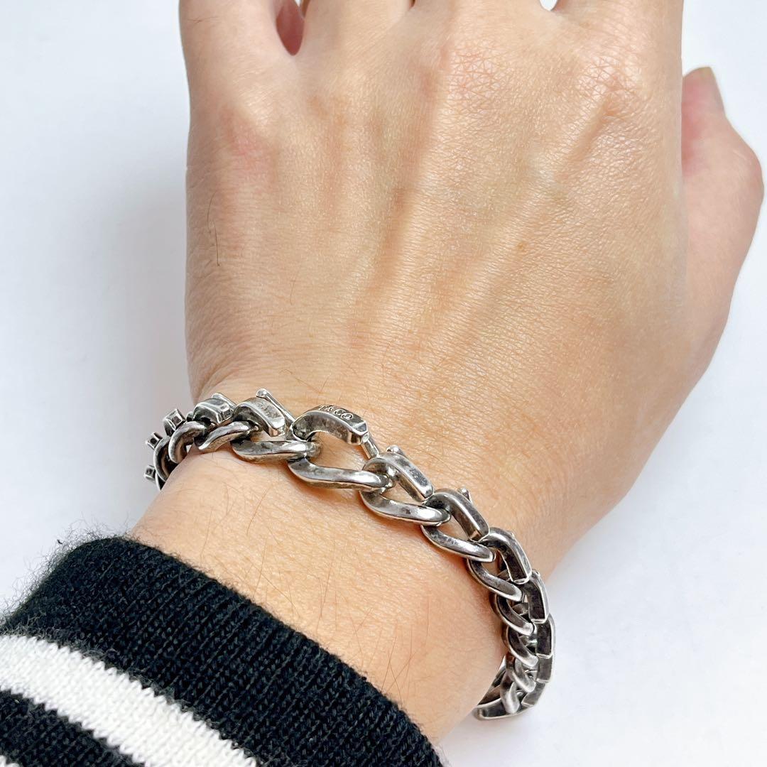 ティファニー　フォージ　ミディアム　ブレスレット　925 XXLいぶし　22コマ