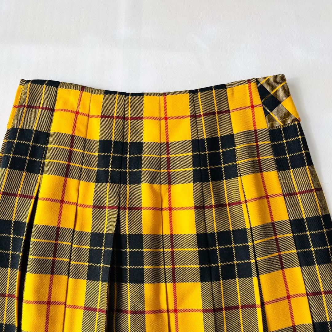 コムデギャルソンコムデギャルソン コムコム タータンチェック プリーツスカート