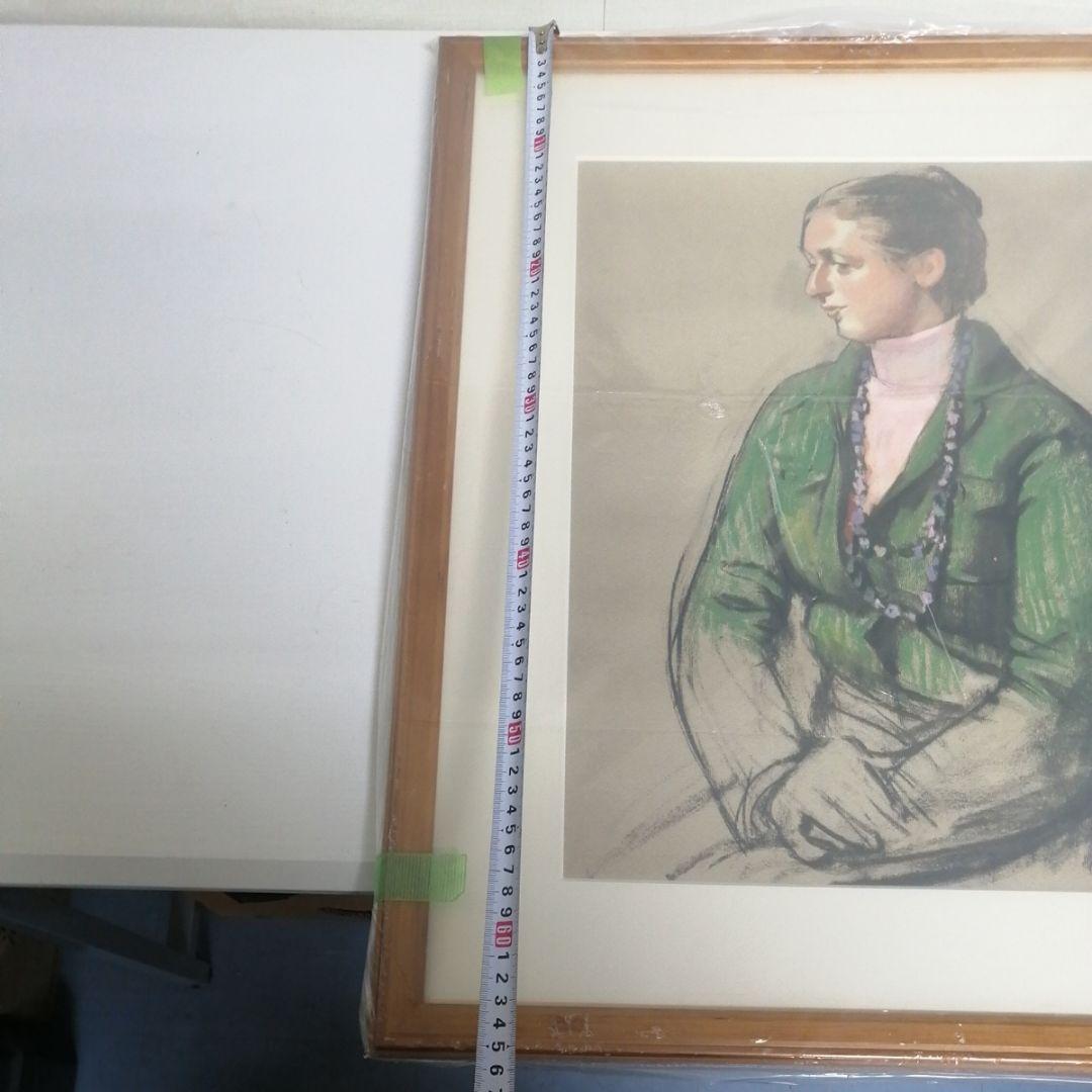 【未開封】小磯良平 3枚セット 複製画 プリント 絵画 パステル 模写